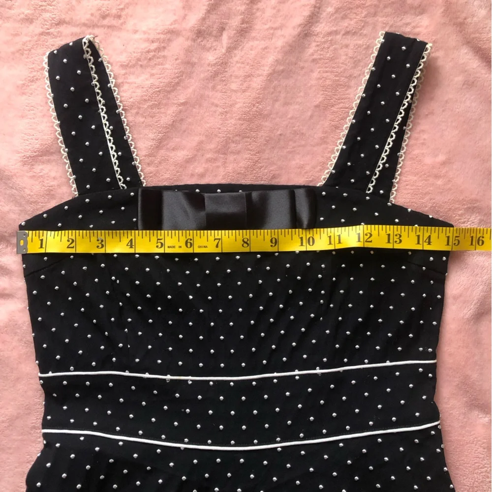 Black and white polka dot dress - Picture 3 of 6